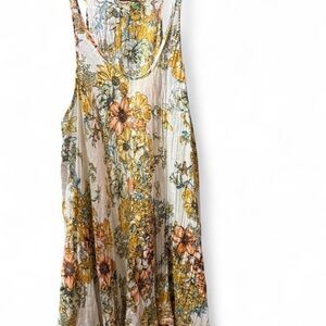 Free People Floral Dress with Yellow and Orange Accents
